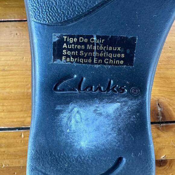 Light Use Clarks Bendables Lexi Laurel Strap Leather Slip On Sandal Size 7.5 Tan - Picture 7 of 12